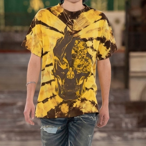 Laundered Works Corp x Offset Flaming Skull Shirt - Picture 2 of 7